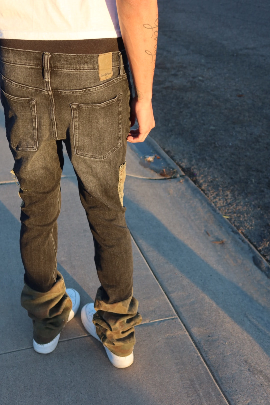 Men’s Camo Stacked Jeans