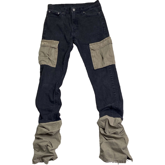 LEVI X WRANGLER Khaki Stacked Jeans